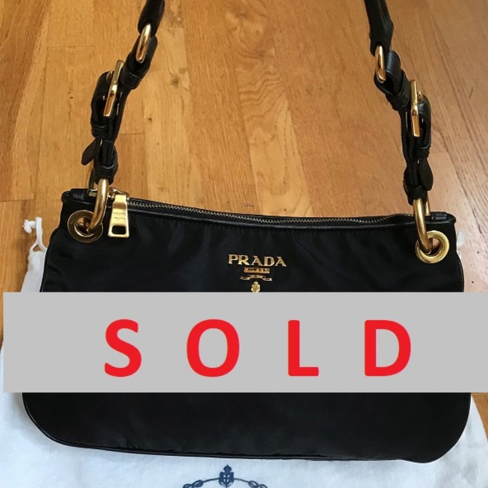 Prada BR4894 Tessuto Sacca Sottospalla Shoulder Bag